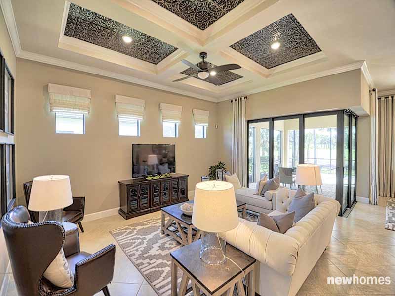 GREYHAWK AT GOLF CLUB OF THE EVERGLADES, Naples, Florida,  image description: Summerwood Model at Greyhawk at Golf Club of the Everglades